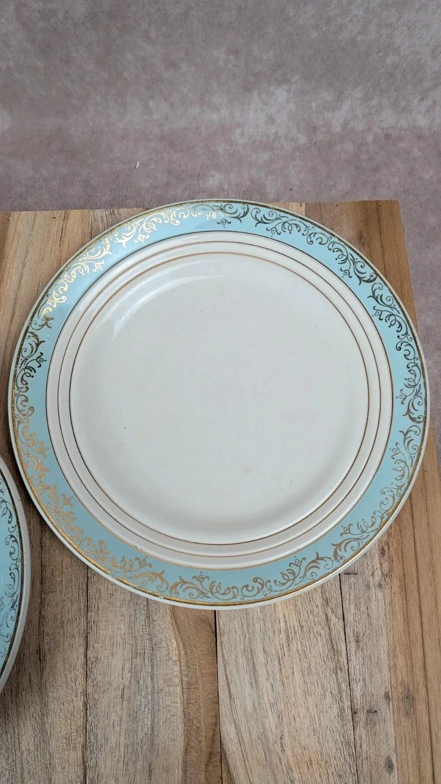 Lot de 2 assiettes à dessert vintage Cerranor – modèle Sully – photo 5